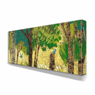 Seasonal Serenade: Summer Flourish - Metal Box Art Metal Box Wall Art Shelle Lindholm