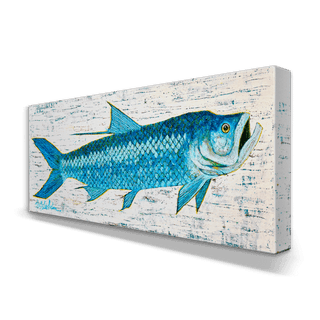 Tarpon - Metal Box Art Metal Box Wall Art Shelle Lindholm
