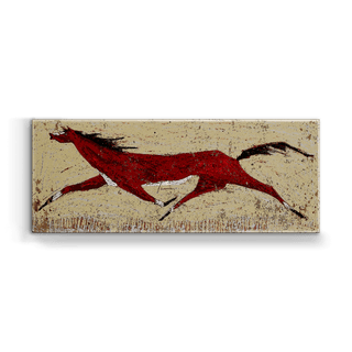 Red Horse Western - Metal Box Art Metal Box Wall Art Shelle Lindholm