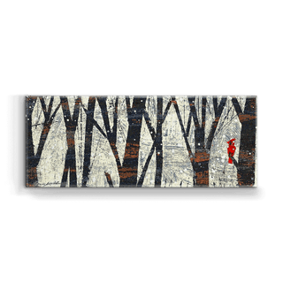 Seasonal Serenade: Winter Whisper - Metal Box Art Metal Box Wall Art Shelle Lindholm