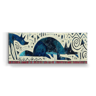 Wild Blue Yonder 3 - Metal Box Art Metal Box Wall Art Shelle Lindholm