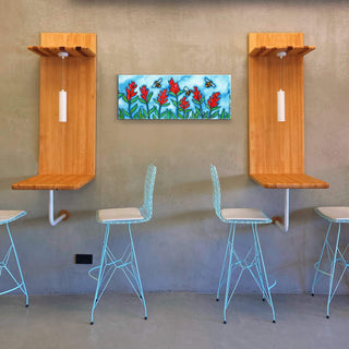 Bee Happy - Metal Box Art Metal Box Wall Art Karen Savory