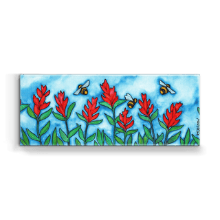 Bee Happy - Metal Box Art Metal Box Wall Art Karen Savory