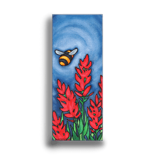 Summertime Buzz - Metal Box Art Metal Box Wall Art Karen Savory