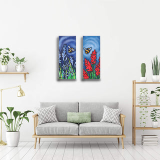 Summertime Buzz - Metal Box Art Metal Box Wall Art Karen Savory