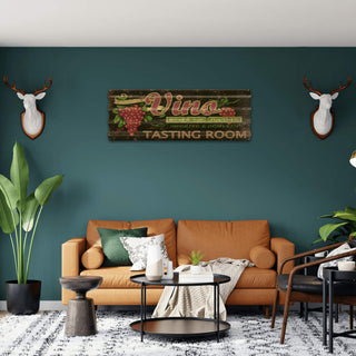 Vino Tasting Room - Corrugated Metal Wall Art Corrugated Wall Art Meissenburg Designs