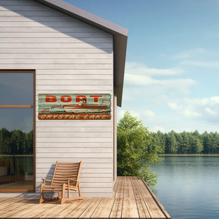 Boat for Hire - Corrugated Metal Wall Art Corrugated Wall Art Meissenburg Designs
