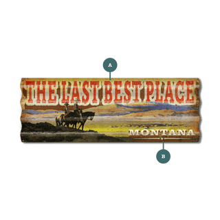The Last Best Place - Corrugated Metal Wall Art Corrugated Wall Art Meissenburg Designs