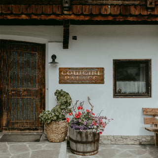 Cowgirl Palace - Corrugated Metal Wall Art Corrugated Wall Art Meissenburg Designs