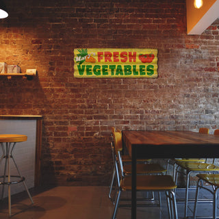 Fresh Vegetables - Corrugated Metal Wall Art Corrugated Wall Art Meissenburg Designs