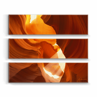 Upper Antelope Canyon: 3-Piece Metal Box Art Metal Box Wall Art John Lichtwardt