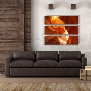 Upper Antelope Canyon: 3-Piece Metal Box Art Metal Box Wall Art John Lichtwardt