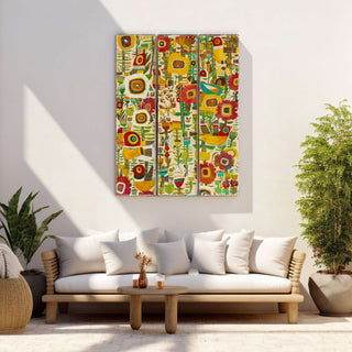 Garden Party: 3-Piece Metal Box Art Set Metal Box Wall Art Shelle Lindholm