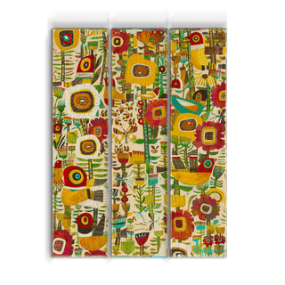 Garden Party: 3-Piece Metal Box Art Set Metal Box Wall Art Shelle Lindholm