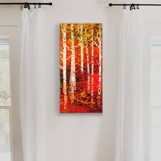 Aspen Embers - Metal Box Art Metal Box Wall Art Nancy Seiler