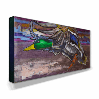 Mallard Majesty: Metal Box Art Metal Box Wall Art Ed Anderson