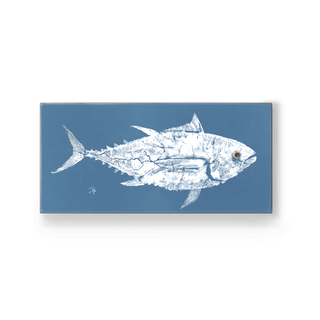 River Fish Tuna - Metal Box Art Metal Box Wall Art FishAye Trading Company