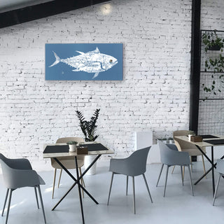 River Fish Tuna - Metal Box Art Metal Box Wall Art FishAye Trading Company