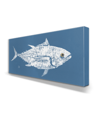 River Fish Tuna - Metal Box Art Metal Box Wall Art FishAye Trading Company