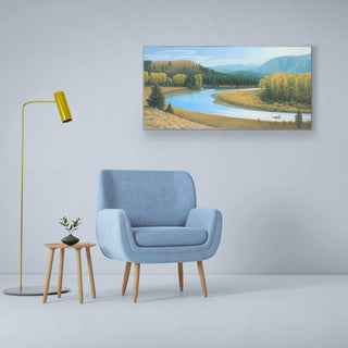 Blackfoot River - Metal Box Art Metal Box Wall Art Monte Dolack