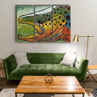 The Home of Brown: 3-Piece Metal Box Art Metal Box Wall Art Ed Anderson