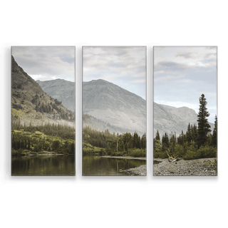 East of the Divide: 3-Piece Metal Box Art Metal Box Wall Art John Lichtwardt