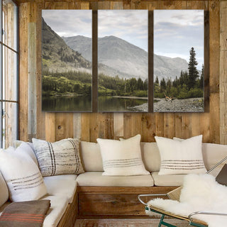 East of the Divide: 3-Piece Metal Box Art Metal Box Wall Art John Lichtwardt