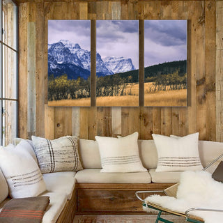 East Glacier: 3-Piece Metal Box Art Metal Box Wall Art John Lichtwardt