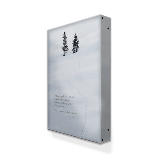 Two Pines' Whispers - Metal Box Art Metal Box Wall Art Michael Underwood