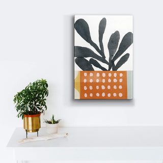 Houseplant Dots - Metal Box Art Metal Box Wall Art Sarah Golden