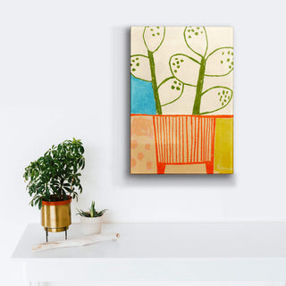 Prickly Pear: Plant no. 11 - Metal Box Art Metal Box Wall Art Sarah Golden
