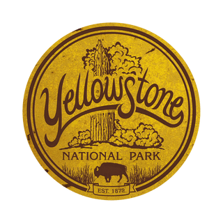 Yellowstone National Park - Shaped Wall Art Shaped Wall Art Meissenburg Designs