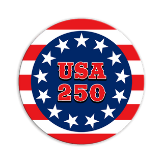 USA 250 Patriotic Anniversary Sign - Shaped Wall Art Shaped Wall Art Out West Design