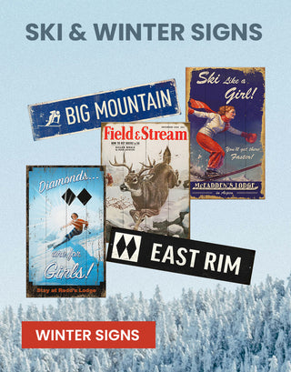 Ski & Winter Signs - Order Winter Signs