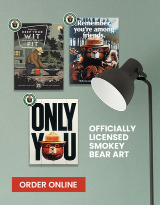 Officially Licensed Smokey Bear Art - Order Online