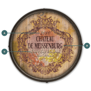Chateau de Meissenburg - Barrel End Wall Art Barrel End Wall Art Meissenburg Designs