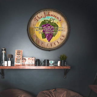 Wine Celler - Barrel End Wall Art Barrel End Wall Art Meissenburg Designs