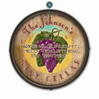 Wine Celler - Barrel End Wall Art Barrel End Wall Art Meissenburg Designs