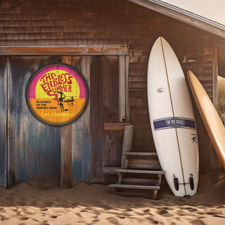 The Endless Summer: San Clemente - Barrel End Wall Art Barrel End Wall Art Bruce Brown Films