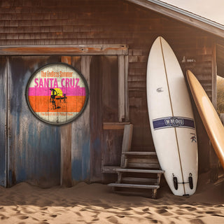 The Endless Summer: Santa Cruz - Barrel End Wall Art Barrel End Wall Art Bruce Brown Films