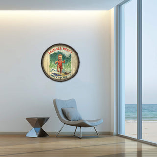 Make a Run For It! - Barrel End Wall Art Barrel End Wall Art Meissenburg Designs