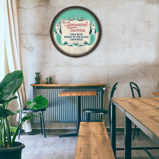 Mermaid Tavern - Barrel End Wall Art Barrel End Wall Art Meissenburg Designs