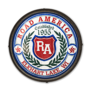 [RA] Wreath - Barrel End Wall Art Barrel End Wall Art Road America