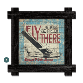 Fly There - Framed Textured Brick Wall Art Brick Ghost Wall Art Marty Mummert Studio