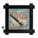 Framed Textured Brick Wall Art