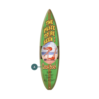 The Place to Be Seen - Surfboard Wall Art Surfboard Wall Art Meissenburg Designs