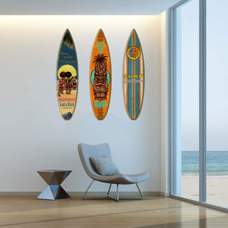 Tiki Hut - Surfboard Wall Art Surfboard Wall Art Anderson Design Group