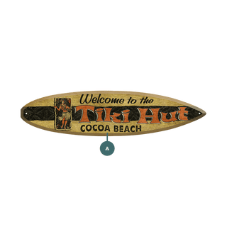 Welcome to the Tiki Hut - Surfboard Wall Art Surfboard Wall Art Meissenburg Designs