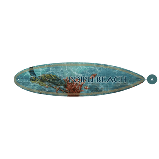 A Sea Turtle's Adventure - Surfboard Wall Art Surfboard Wall Art Meissenburg Designs