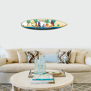 Come for the Sun, Stay for the Mermaids: Generic - Surfboard Wall Art Surfboard Wall Art Meissenburg Designs